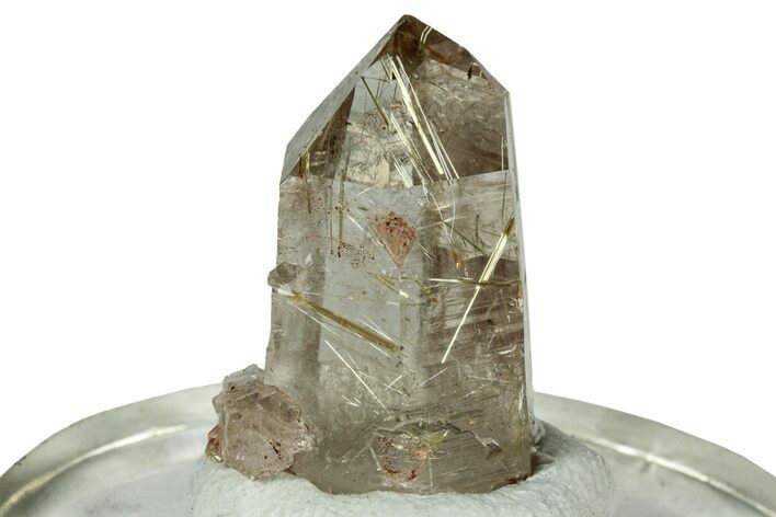 Glassy Rutilated Quartz Crystal - Brazil #244760